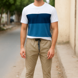 Mens cotton slim fit jogger for regular,formal,everyday use Design-LAKEJOG