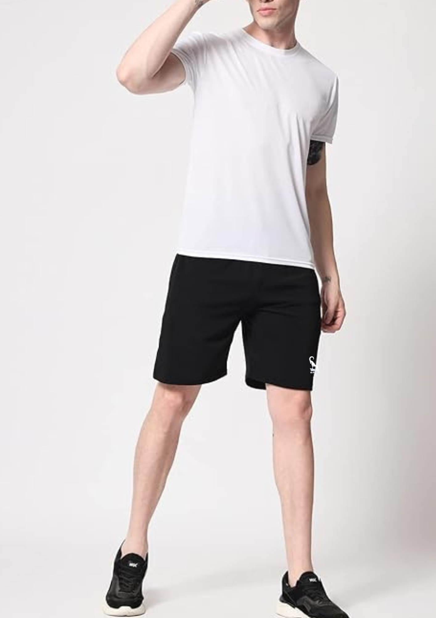 CLOFTER -Mens Everyday Shorts for Regular,Gym,Sports,Running and more ART : VOLCO - Image 4
