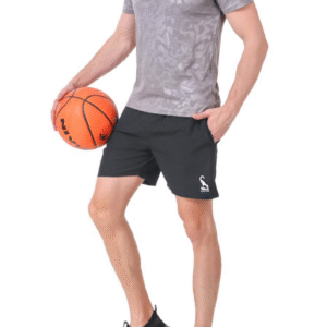 CLOFTER -Mens Everyday Shorts for Regular,Gym,Sports,Running and more ART : VOLCO Dark gray