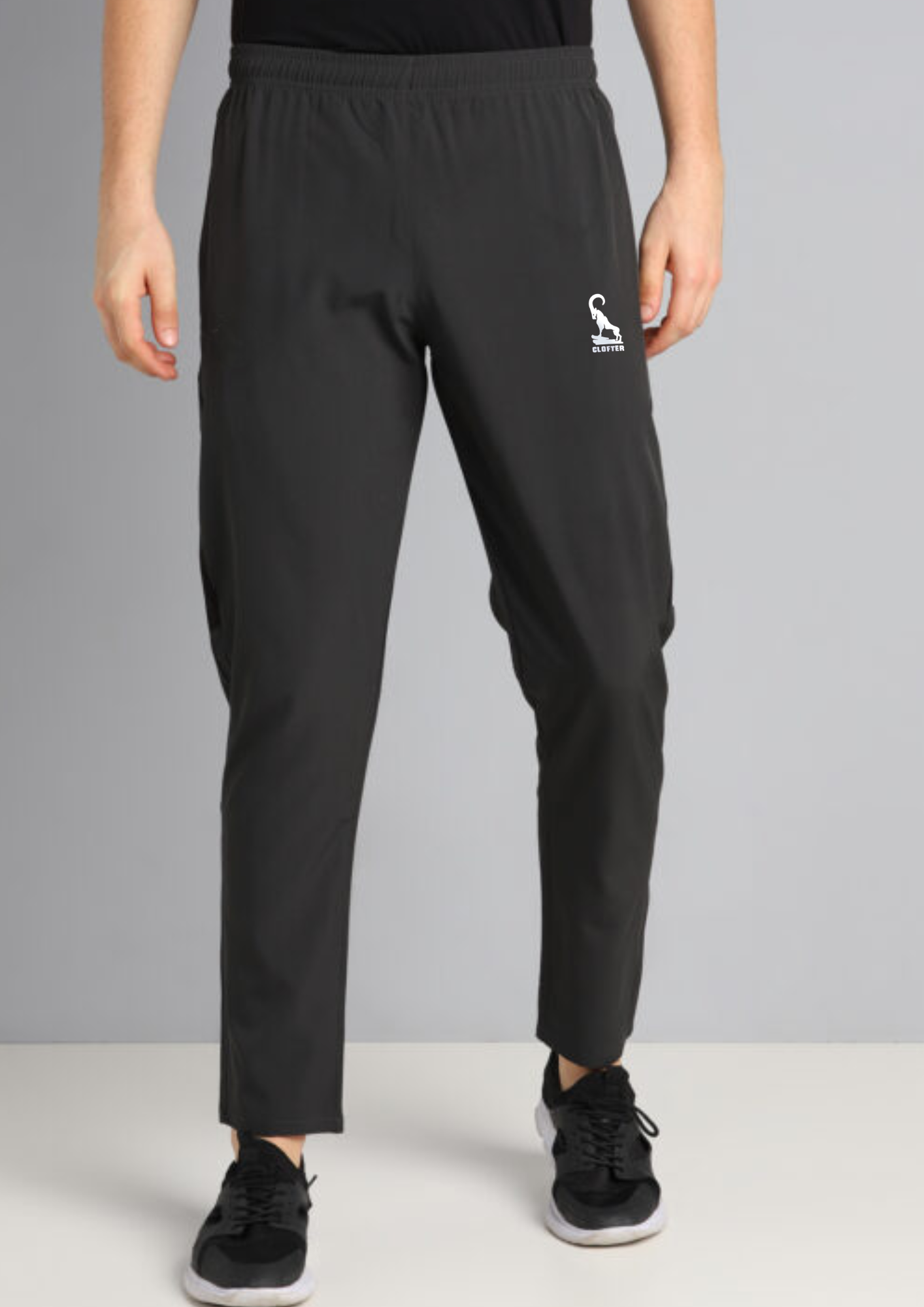 CLOFTER men light weight Trackpants for Jogging, Running, Casual -DARK GRAY  (pack of 1)