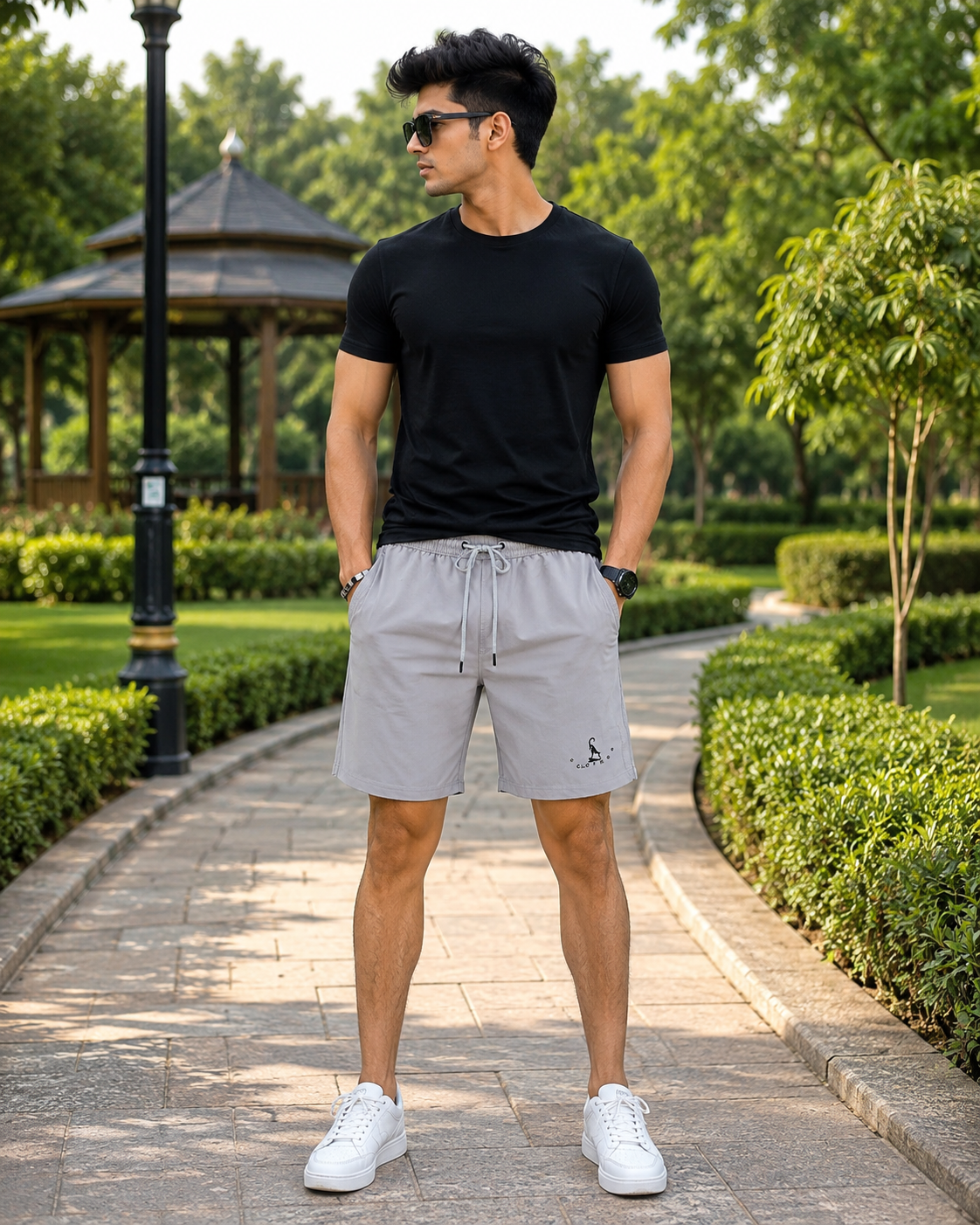 CLOFTER -Mens Everyday Shorts for Regular,Gym,Sports,Running and more ART : HS 04