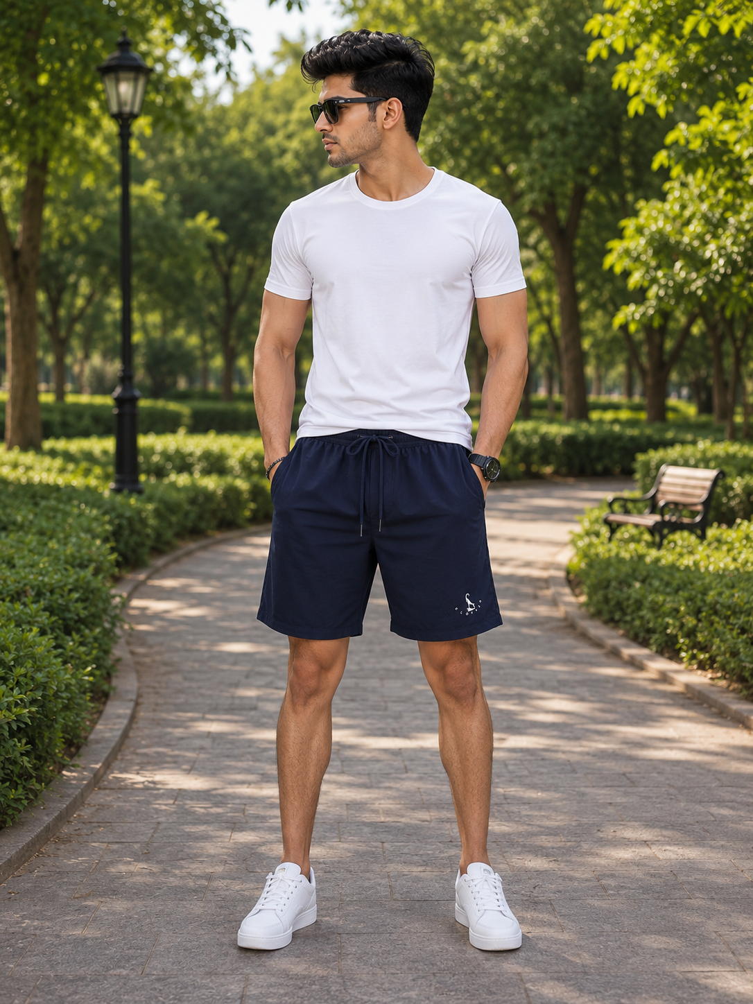 CLOFTER -Mens Everyday Shorts for Regular,Gym,Sports,Running and more ART : HS 04 - Image 2