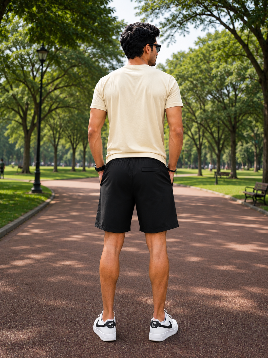 CLOFTER -Mens Everyday Shorts for Regular,Gym,Sports,Running and more ART : HS 04 - Image 2