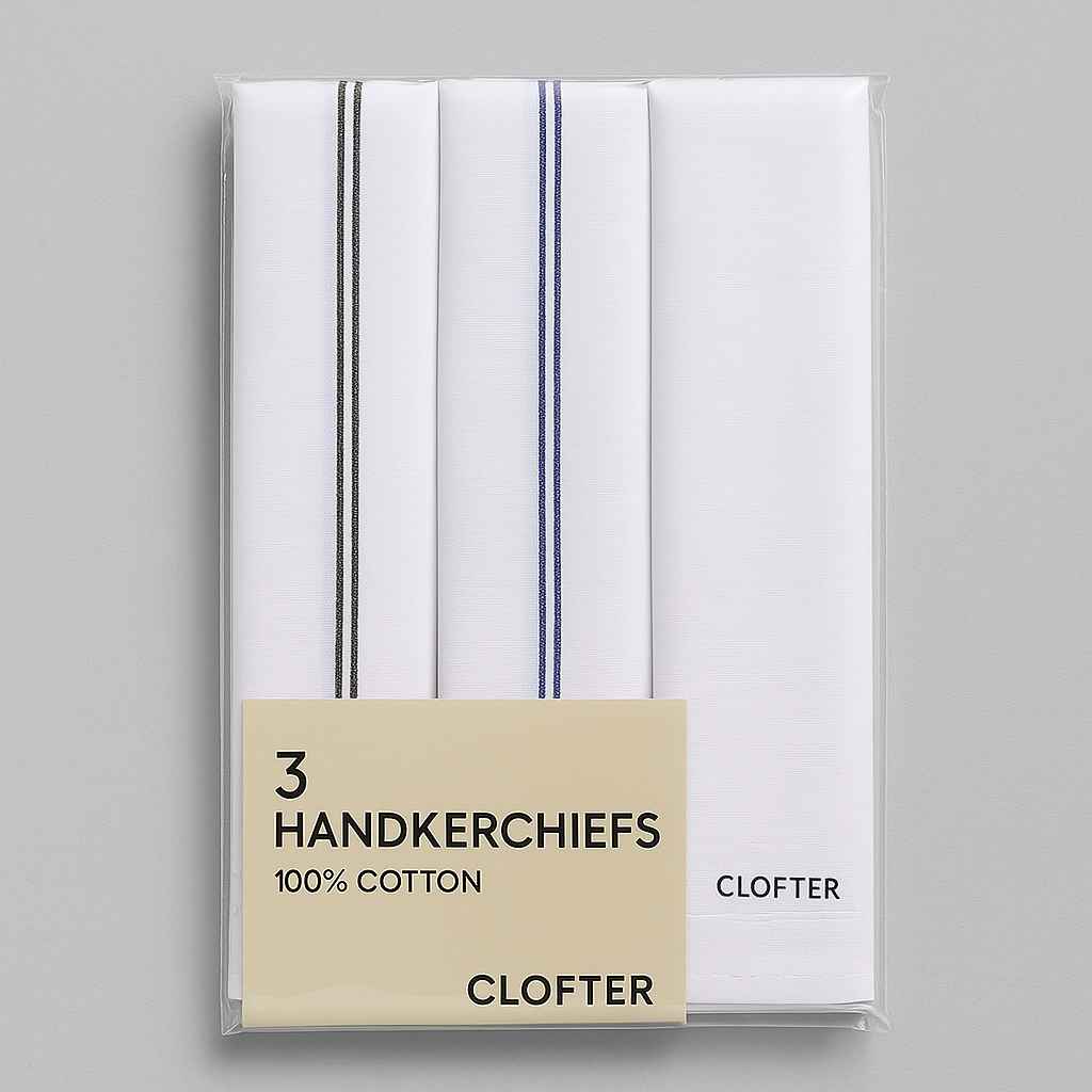 CLOFTER : Men cotton Handkerchief  : HN-800 - Image 6