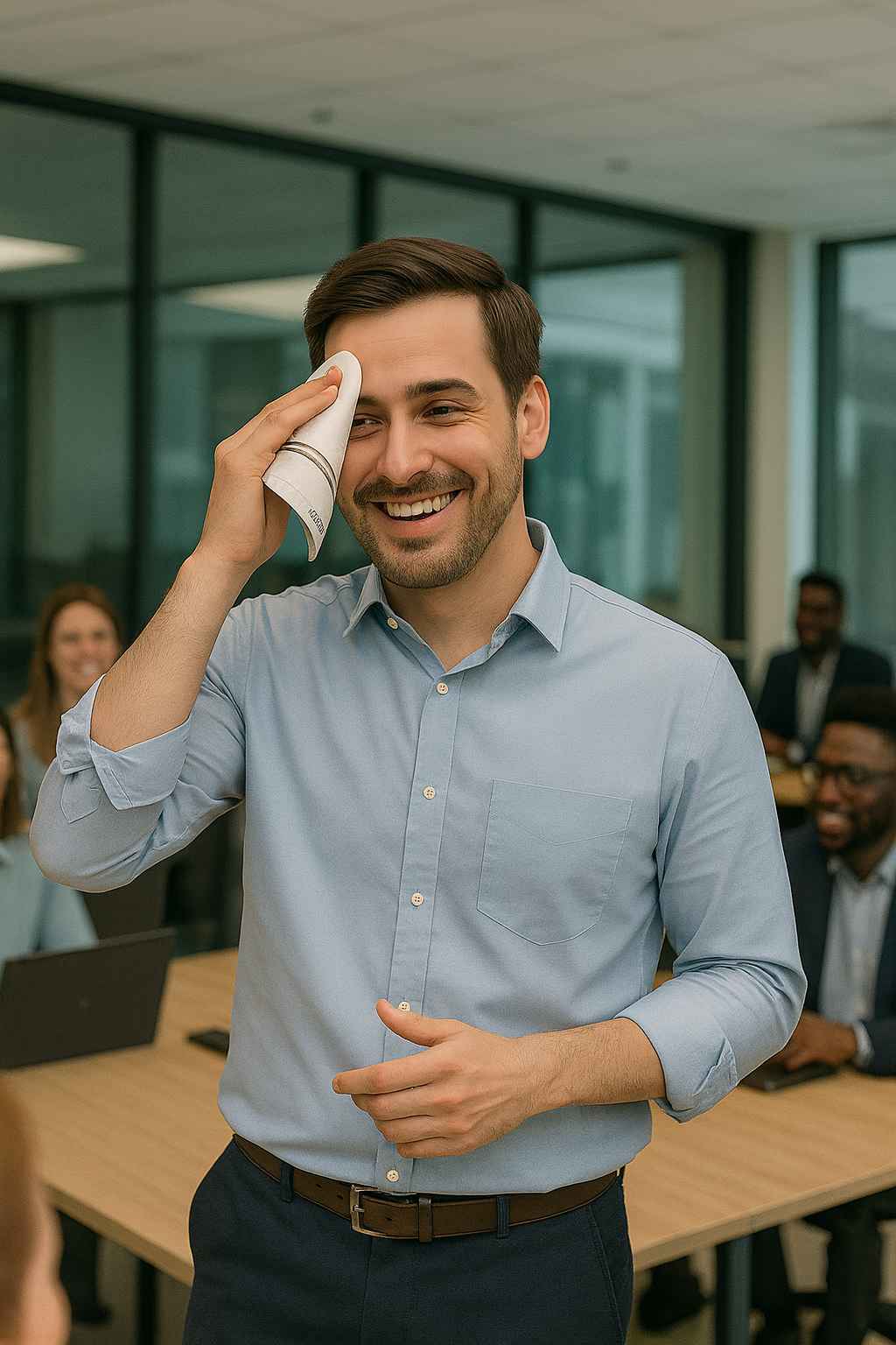 CLOFTER : Men cotton Handkerchief  : HN-800 - Image 2