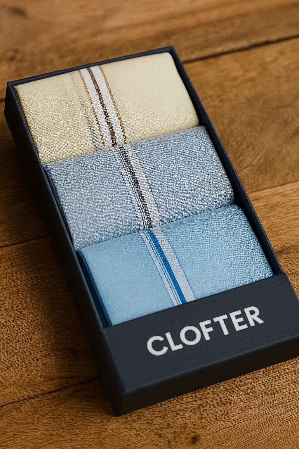 CLOFTER : Men cotton Handkerchief  : HN-820 (colorful)
