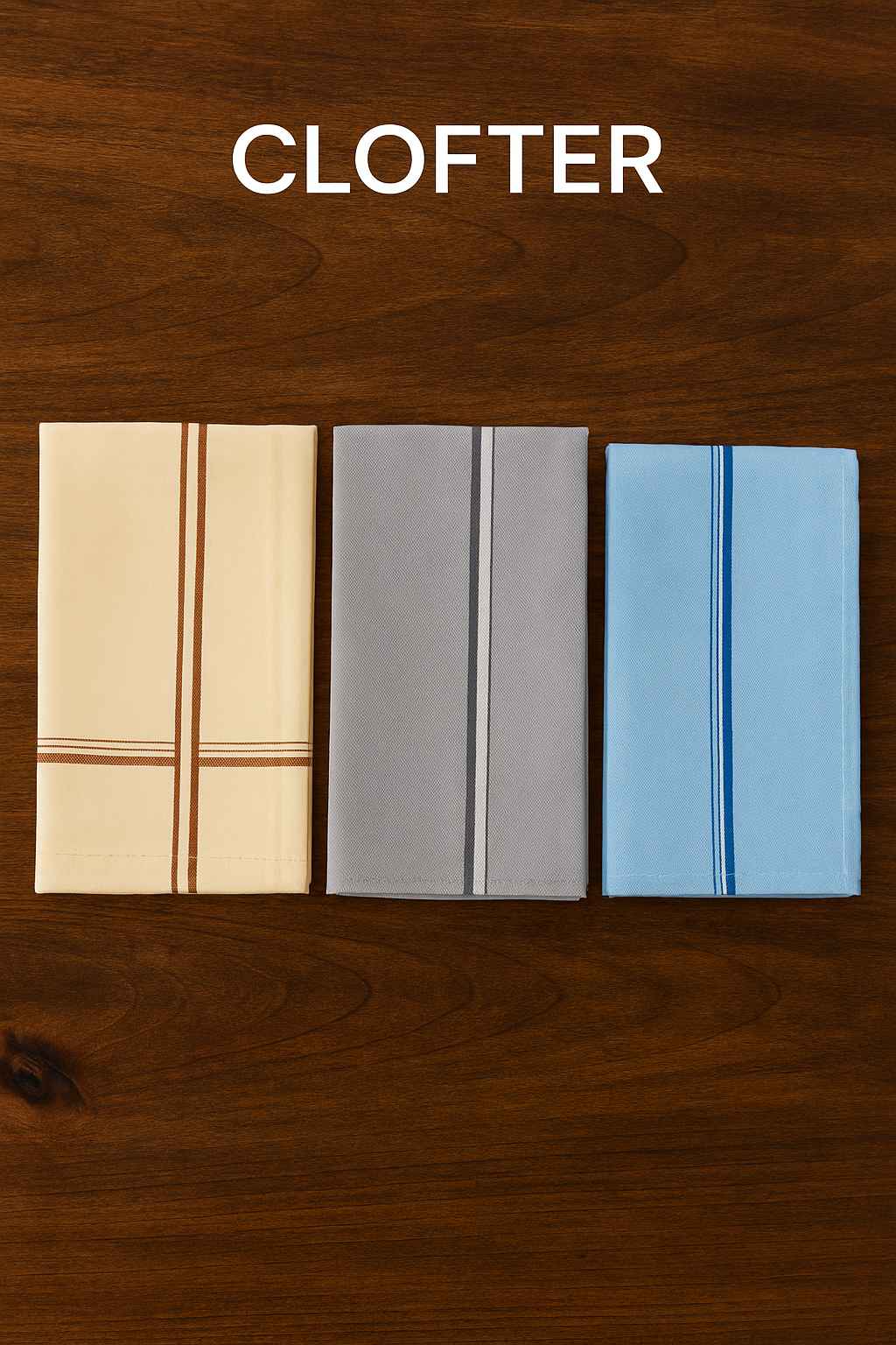 CLOFTER : Men cotton Handkerchief  : HN-820 (colorful) - Image 4