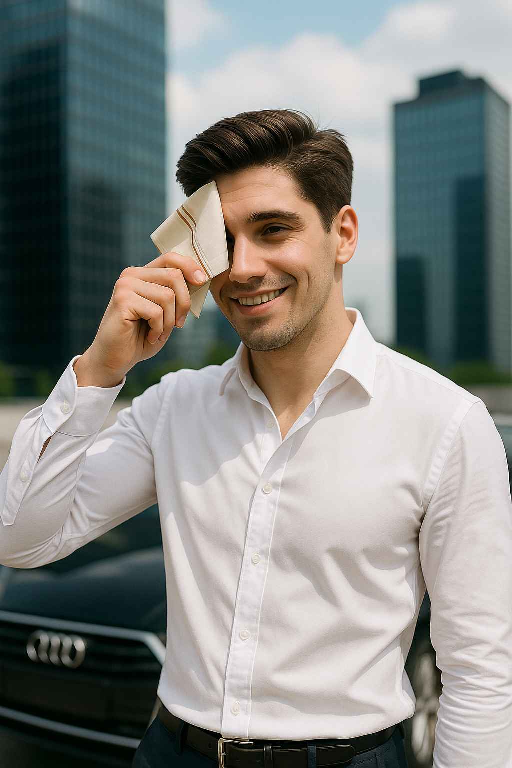 CLOFTER : Men cotton Handkerchief  : HN-820 (colorful) - Image 2