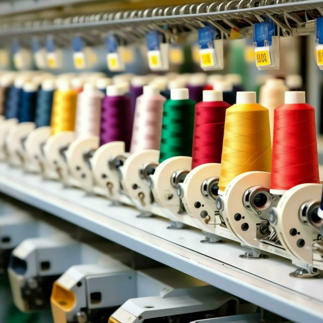 textile-cloth-factory-industry-with-embroidery-machine-knitting-or-spinning-sewing-thread-company-concept-by-ai-generated-free-photo